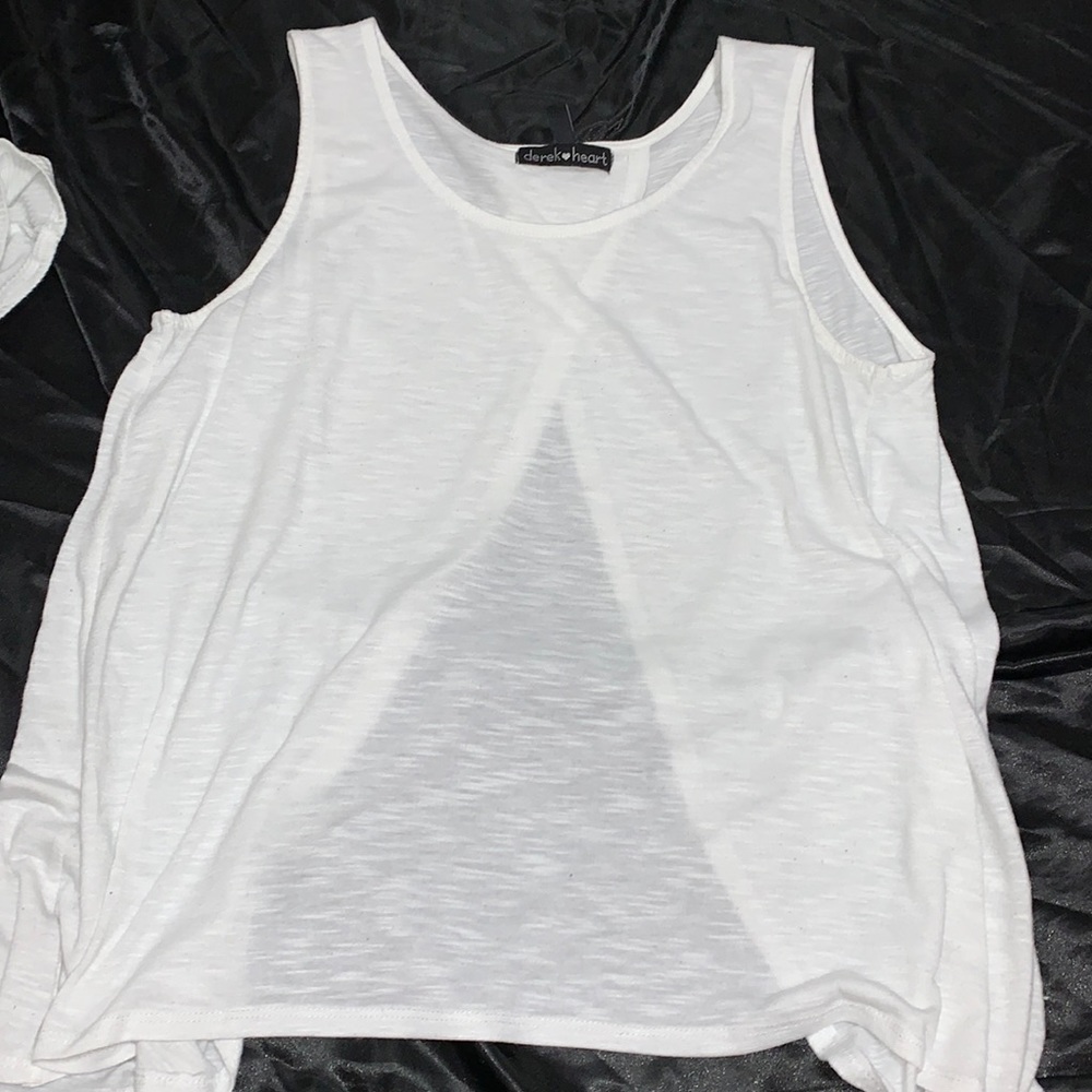 Tank top with an open back